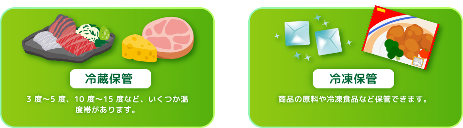 冷蔵保管・冷凍保管